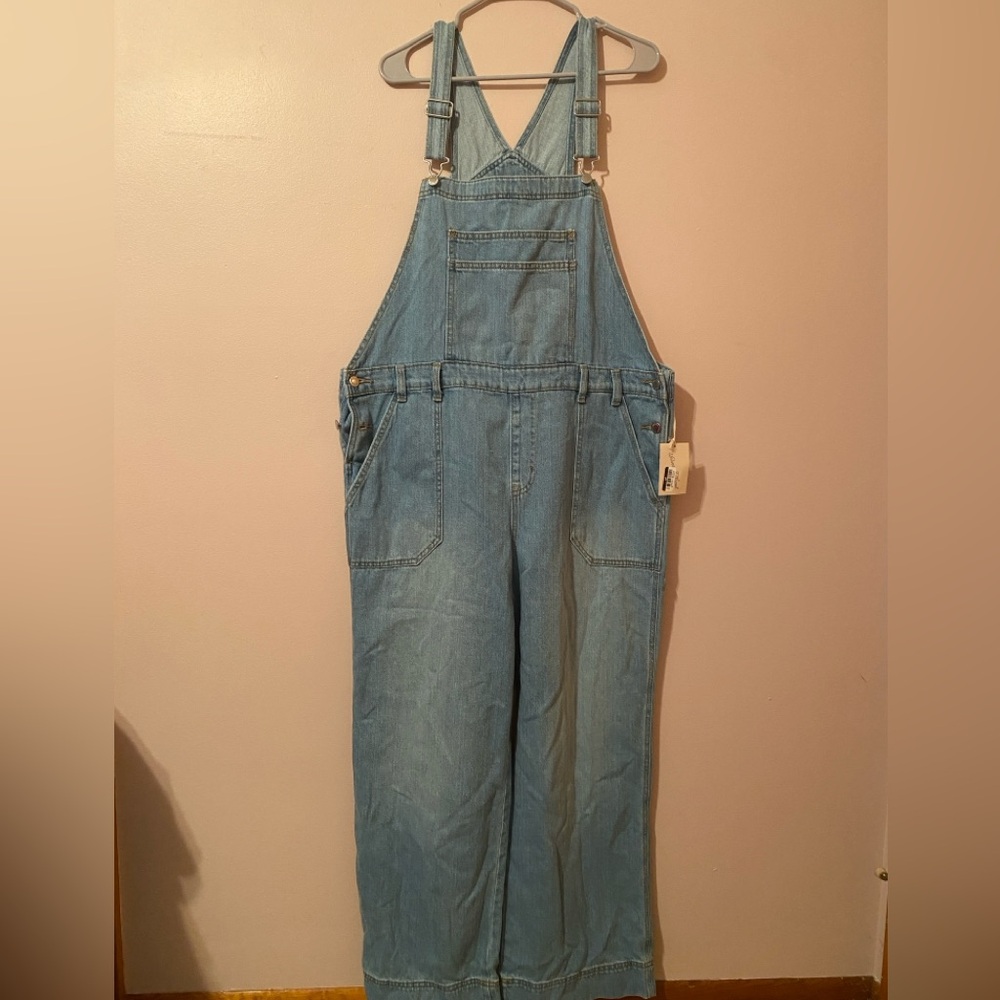 Universal Thread Wide Leg Denim Overalls | size 16 | NWT